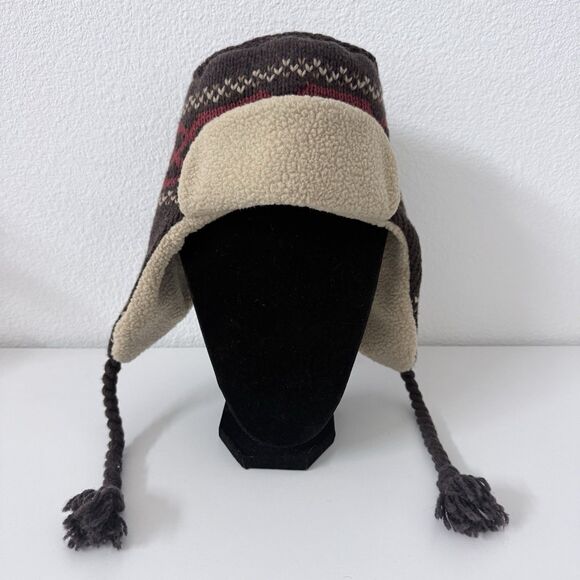 REI Other - REI Wool Blend Nordic Trapper Hat Sherpa Lined Earflap Beanie Gorpcore Fair Isle